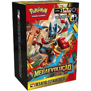 Pacote de Cartas Pokémon Megaevolução Desafio Estratégico - 10-10049-107 (88 cartas)