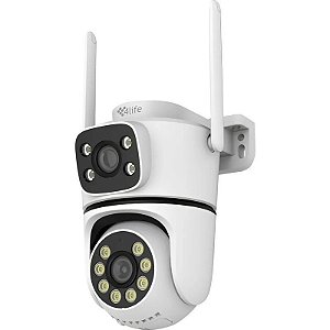 Câmera de Vigilância Smart Wifi 4Life 360 DualVue FLD25X