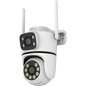 Câmera de Vigilância Smart WiFi 4Life 360 DualVue FLD25X (caixa feia)
