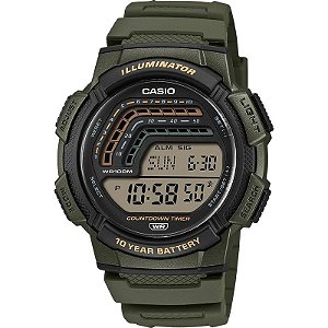 Relógio Casio Digital WS-1800-3AVDF - Masculino
