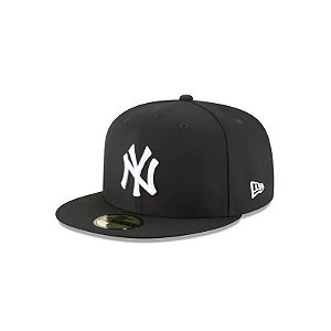 Boné New Era MLB 59FIFTY New York Yankee Preto