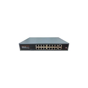 Switch Gerenciável F. 16 Portas POE 250W 10/100/1000MBPS 16 POE+2RJ45 F1620GBL-A