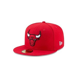 Boné New Era NBA 59FIFTY Chicago Bulls Vermelho 7 1-4