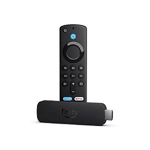Adaptador Multimídia Amazon Fire Stick - 4K - Wi-Fi/Bluetooth - 2ª Geração - Preto