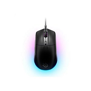 Mouse Steelseries Rival 3 Geração 2 RGB Com Fio Preto Rival 3 Geração 2
