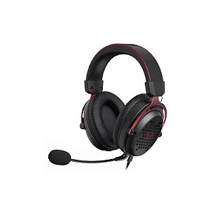 Fone de Ouvido Gamer Headset Redragon Diomedes H386 - com Fio - Preto