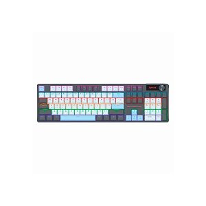 Teclado Redragon Caesura K718GB Rainbow com Fio - Cinza