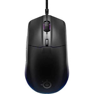 Mouse Gamer SteelSeries Rival 3 Gen 2 RGB 62702 - Preto (Com Fio)