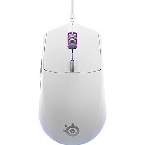 Mouse Gamer SteelSeries Rival 3 Gen 2 RGB 62703 - Branco (Com Fio)