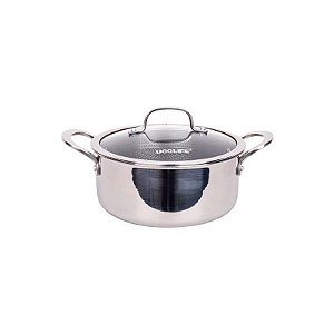 Panela de Aço Inoxidável Ucc Life, 22 cm