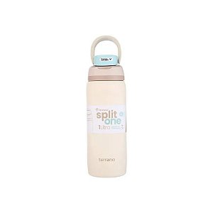 Garrafa Térmica Terrano Split One Pop Up - 1L - com Bico - Cinza