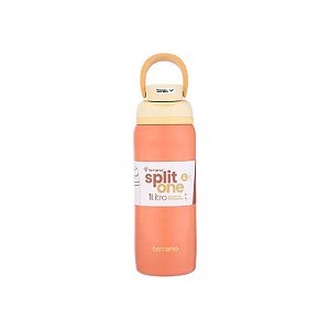 Garrafa Térmica Terrano Split One Pop Up - 1L - com Bico - Coral