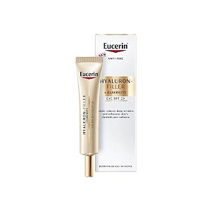 Creme para Contorno dos Olhos Eucerin Hyaluron-Filler + Elasticity com FPS 20 de 15 ML