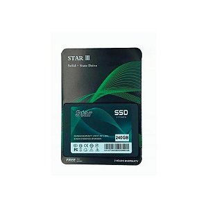 Disco SSD SATA3 240GB 2.5" Star Armazenamento Rápido e Confiável