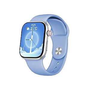 Relógio inteligente FTX A10 Pro FTXA10P-SVLB - Bluetooth - 48MM - Azul e Prata