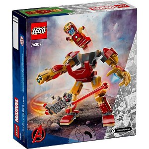 Kit Lego Marvel 76307 Iron Man Mech Vs Ultron Super Heroi (101 Peças)
