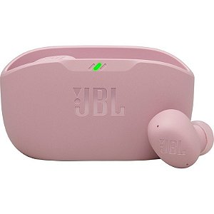Fone de ouvido sem fio JBL Wave Buds 2 Bluetooth Rosa