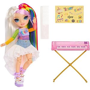 Boneca Amaya Raine The Jr. Rock Band Rainbow High - 565772