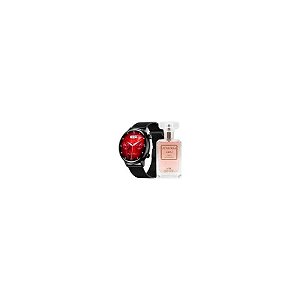Relógio G-Tide Romance PR BR + Zoor Perfume