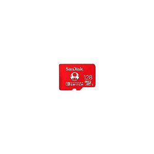 Cartão de Memória Micro SD Sandisk 128GB Nintendo Switch - SDSQXAO-128G-GNCZN