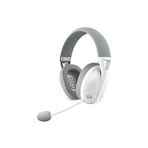 Fone de Ouvido Gamer Redragon Ire Pro H848 Bluetooth/Wireless - Branco e Cinza