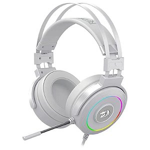 Headset Gamer Redragon Lamia 2 H320W-RGB USB Branco com Suporte