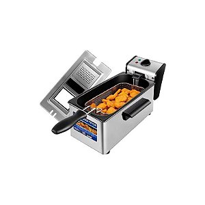 Fritadeira Elétrica Sonifer SF-1003 - 2000W - 3L - 220V 50/60HZ - Prata e Preto