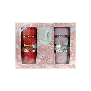 Kit Perfume Feminino Lattafa Yara Edp 100 ML + Perfume Yara Candy Edp 100 ML