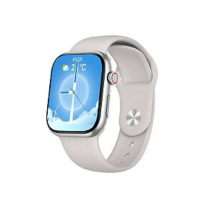 Relógio inteligente FTX A10P-SVW 2" Amoled 48MM/Bluetooth - Prata/Cinza
