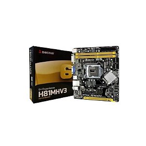Placa-Mãe Biostar H81MHV3 Intel LGA 1150 Micro ATX