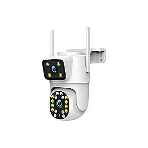 Câmera IP 4LIFE Externa Dupla FLD25X 360 Tuya