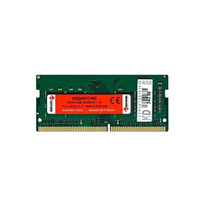 Memória RAM para Notebook Keepdata 4GB / DDR4 / 1X4GB / 2400MHZ - (KD24S17/4G)