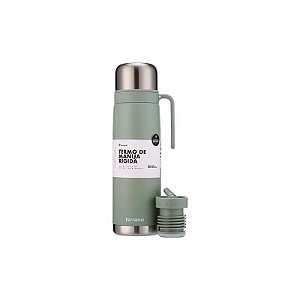 Garrafa Térmica Terrano - 1L - com Bico e Alça Rígida - Verde Oliva