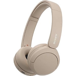 Fone de Ouvido Sony WH-CH520 Bluetooth - Bege