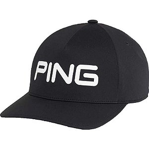 Boné Kepi Ping Gutty 37954-02 Preto/Branco - Masculino