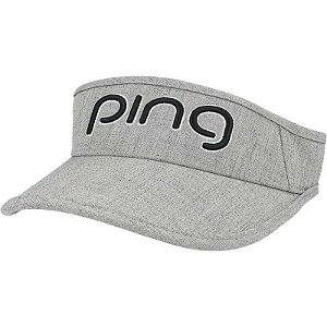 Viseira Ping Tour Ladies Sport Visor 35266-99 Cinza/Preto - Feminino