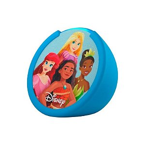 Caixa de Som Inteligente Amazon Echo Pop Kids Edition 1ª Geração com Alexa Disney