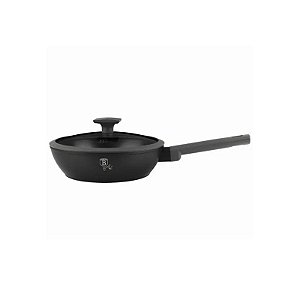 Frigideira Funda Berlinger Haus com Tampa Preta 24CM