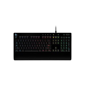 Teclado Gamer Logitech G213 Prodigy 920-008084 - com Fio - Inglês - RGB - Preto