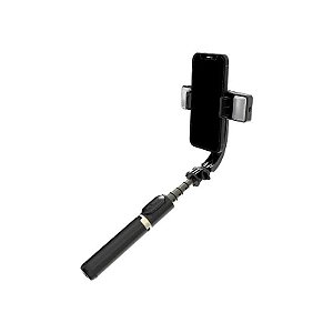 Tripé Estabilizador Smart Vision Q08D Gimbal com Bastão de Selfie - Preto