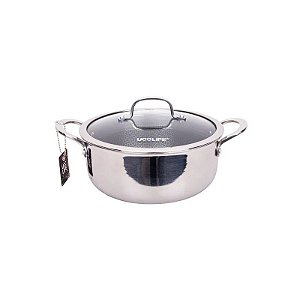 Panela Ucc Life em Aço Inoxidável, 24 CM