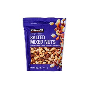 Pacote de Castanhas Mistas Kirkland Salgadas 1.13KG