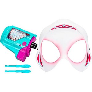 Lançador de Dardos Nerf Spider-Man Spider-Gwen Web-Shot Slinger - Hasbro F3843