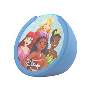 Caixa de Som Amazon Echo Pop Edição Infantil - Princesas da Disney (1ª Geração)