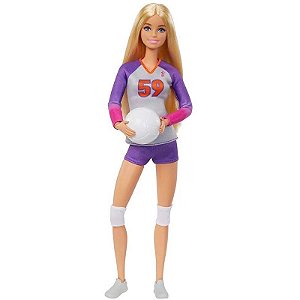 Boneca Barbie Jogadora de Vôlei Mattel - HKT72
