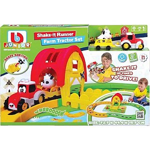 Conjunto de Trator Agrícola Shake-It Runner BBJunior - 16-88619