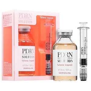 Frascos de Soro Facial Dermaline PDRN Solution Salmon Ampoule - 35mL