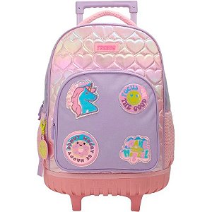 Mochila com Rodas Trendy 28039 - Rosa