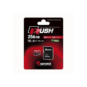 Cartão Microsd 256GB Keepdata Rush V30 A2 C10 KDMSDC10U3V30A2 /256G