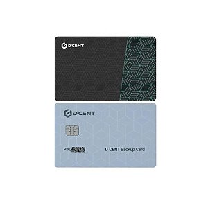 Cartão Criptográfico D'Cent NFC Tudo Em Um + Cartão de Reserva